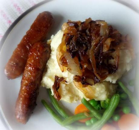 Parsnip and Potato Mash with Spiced Onions