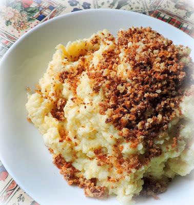 Triple Mash with Horseradish Crumbs