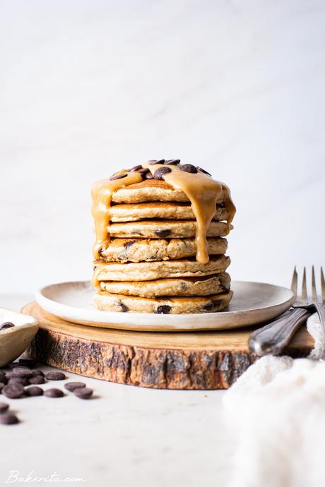 Gluten-Free Vegan Peanut Butter Pancakes