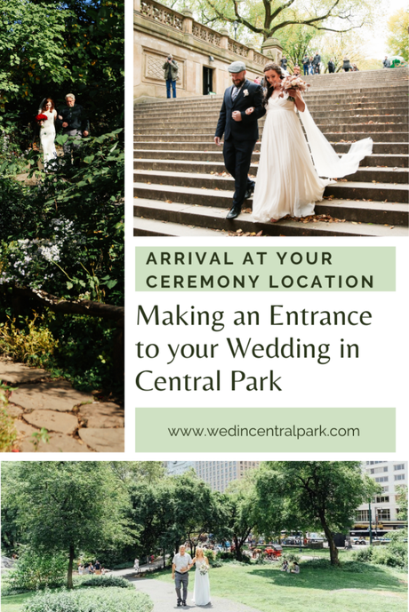 Ways to Make an Entrance at a Wedding in Central Park