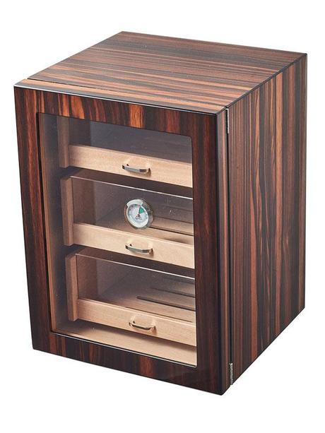 VISOL GORMAN MACASSAR EBONY CABINET HUMIDORS