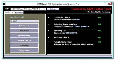 6 GSM Flasher ADB Bypass