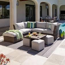The greening outdoor daybed with an ottoman is a perfect seat to relax in warm weather and great for get. Outdoor Furniture Sets Affordable Patio Furniture Jerome S