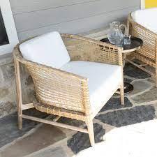 Piece michelle patio dining set. Joss Main Brylee Teak Patio Chair With Cushions Wayfair
