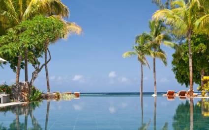 Pool at Hilton Mauritius Resort and Spa in Mauritius, Africa