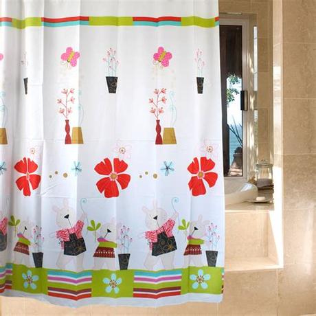 Here are 7 cute shower curtains, in every style, to match any décor! Unique White Cute Animal Floral Shower Curtains for Kids ...