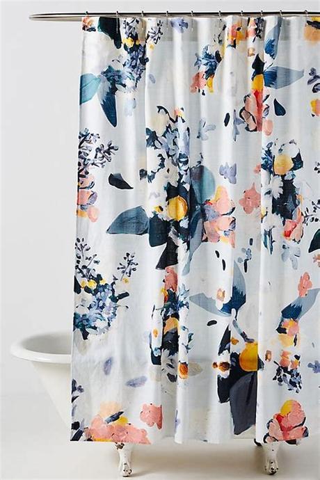 From floral designs to minimalist styles, these the good news is that there are tons of cute shower curtains out there, and they're easy enough to. Botanica Shower Curtain in 2020 | Blue shower curtains ...