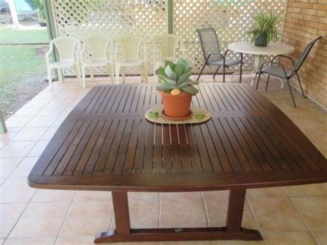 Our pool and outdoor furniture pieces come in many styles, colors and combinations. Cape York by Suncoast Kwila patio table | Outdoor Dining ...