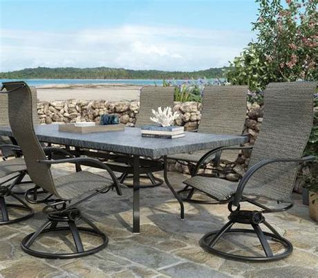 Patio furniture is located in hallandale, florida 33009. The Palisade collection speaks to Homecrest's versatility ...