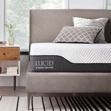 Even if the mattress cover material has a zipper, this is typically not meant to be removed and can create serious problems if the covering uses fiberglass to meet national mattress flammability standards. Lucid Hybrid CertiPUR Memory Foam Mattress