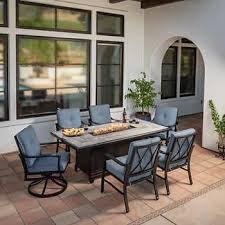 Thanks to our wide array of designers, our members are able to enjoy unlimited choices and find the patio collection that. Sunvilla Anita 7 Piece Fire Dining Set
