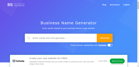 Free Business Name Generator | Company name generator 
