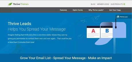 Thrive leads will help you grow your email list