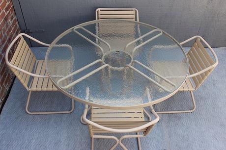 Mid Century Modern Patio Furniture Set by Brown by DejaVuLB