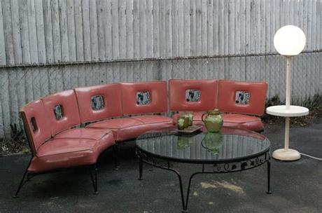 3 set vintage mid century modern wood furniture :different styles: coolest outdoor sectional | Mid century modern patio ...