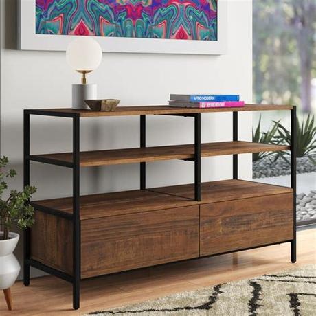 Get 5% in rewards with club o! Karmen Solid Wood TV Stand for TVs up to 55 inches ...