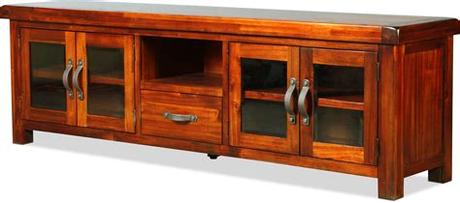 Modern simplicity rustic solid wood tv media stand with 2 drawers. 20 Ideas of Hard Wood Tv Stands
