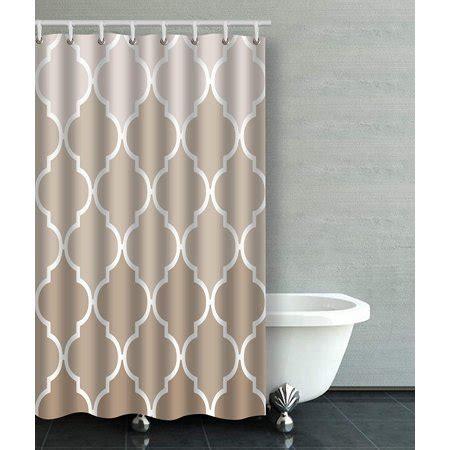 Read on to find our favorite modern shower curtains right now—and be prepared to want more than one. WOPOP Trendy Chic Girly Cream Brown Quatrefoil Pattern ...