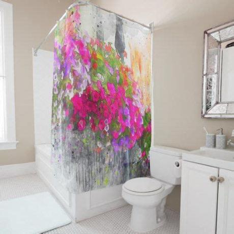 Free shipping on orders over $25 shipped by amazon. Shabby Chic Watercolor Floral Photo Trendy Modern Shower ...