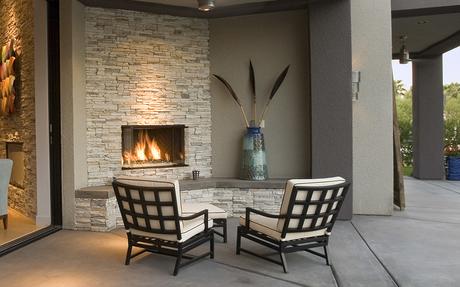 Outdoor Fireplace Ideas - The Home Depot