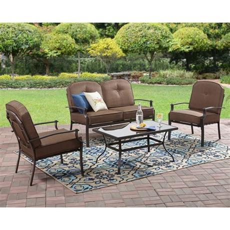 Shop patio furniture and a variety of outdoors products online at lowes.com. Mainstays Wentworth 4-Piece Metal Patio Furniture ...