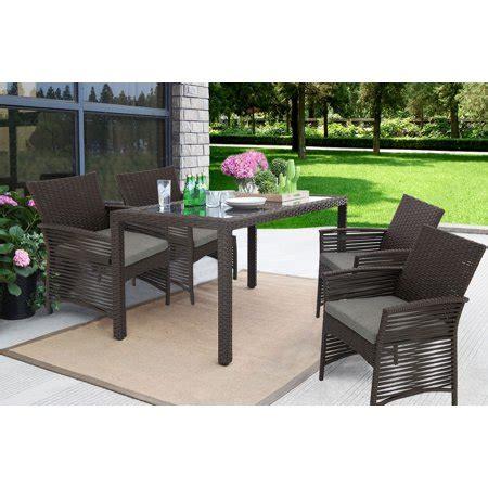Steel furniture that stands the test of time. Baner Garden H17CH 5 Pieces Outdoor Patio Backyard Steel ...