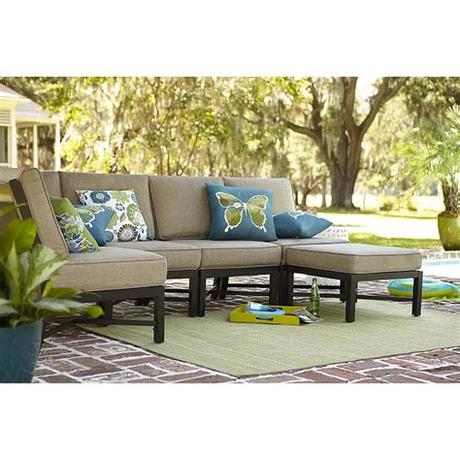 Steel furniture that stands the test of time. Shop Garden Treasures 5-Piece Palm City Steel Cushioned ...