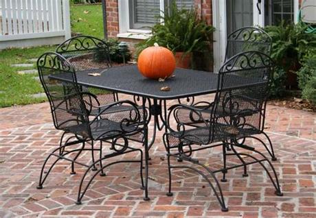 Steel furniture that stands the test of time. 25 Photo of Metal Patio Furniture Sets