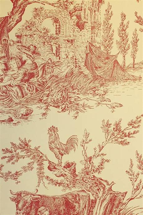 Because any room—from classic to since its inception, the toile pattern has expanded and modernized, depicting more contemporary themes like. Download Toile Wallpaper Red Gallery