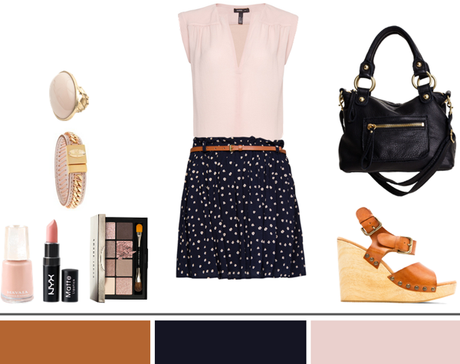 Pale Pink + Navy…