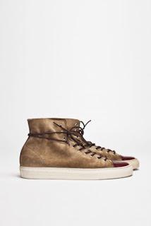 Downplayed & Well-made:  Buttero Tanino High Suede Beige Sneaker