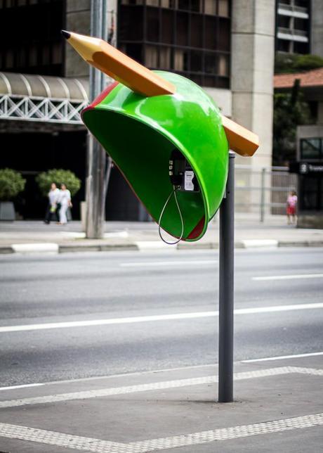 100 Phone Booths Given to 100 Artists on the Streets of São Paulo