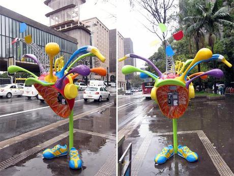 100 Phone Booths Given to 100 Artists on the Streets of São Paulo