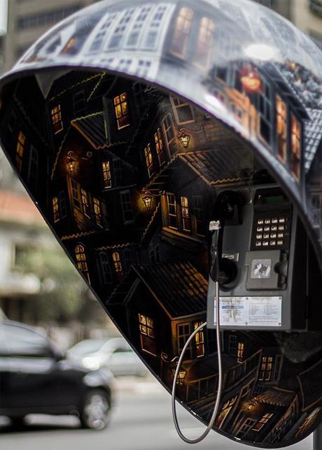 100 Phone Booths Given to 100 Artists on the Streets of São Paulo