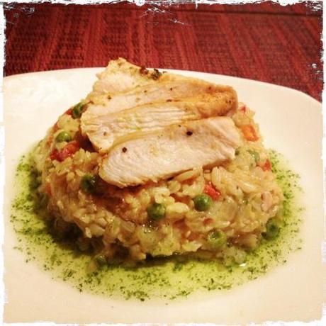 arroz con pollo + sofrito