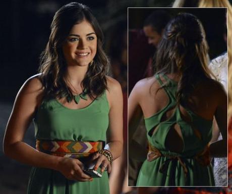 Aria pretty little liar green dress urban outfitters season three the laws of fashion minnesota mn stylist personal shopper