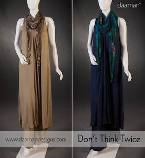 Daaman Eid Dresses  for ladies 2012