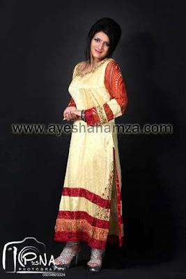 Ayesha Hamza Eid Dresses 2012 for ladies