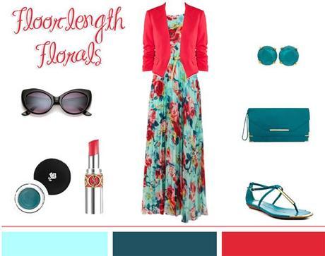 Teal + Raspberry…