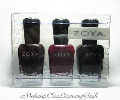 Zoya NYFW 2012 Gloss Trio Swatches