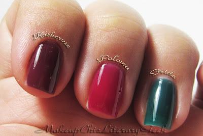 Zoya NYFW 2012 Gloss Trio Swatches