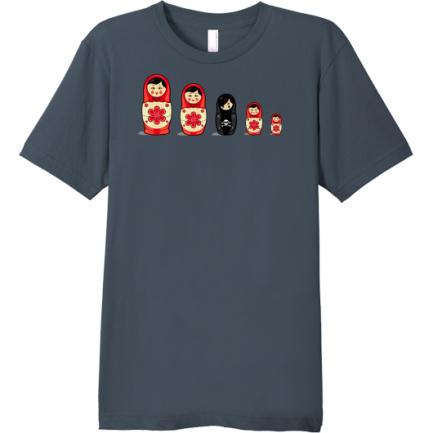 nesting dolls, original art, funny, t-shirt