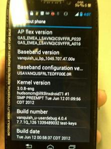 Photos of Motorola RAZR HD  International Version Revealed