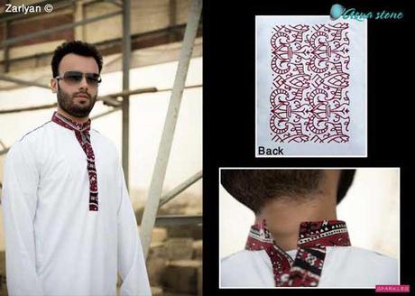 Men Printed Kurta Shalwar Eid Collection 2012 from Sparkles a Natty and Gracious Collection