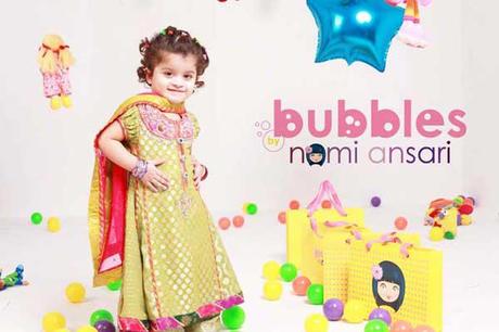 Bubbles Ready to Wear Children Dresses for Eid 2012 by Nomi Ansari an Endearing Apparels for Nippers