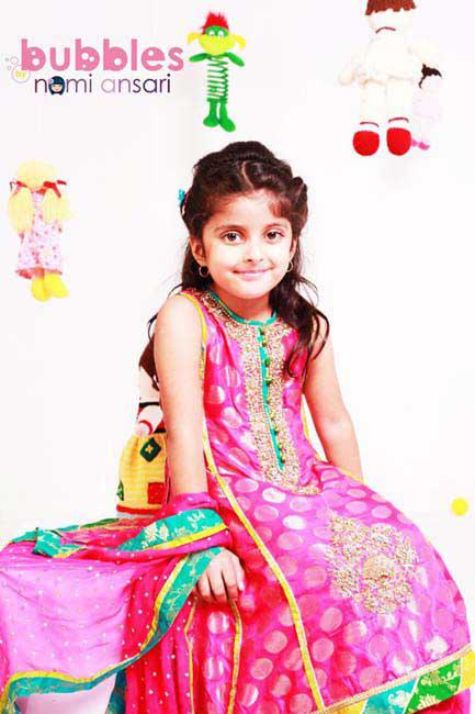 Bubbles Ready to Wear Children Dresses for Eid 2012 by Nomi Ansari an Endearing Apparels for Nippers