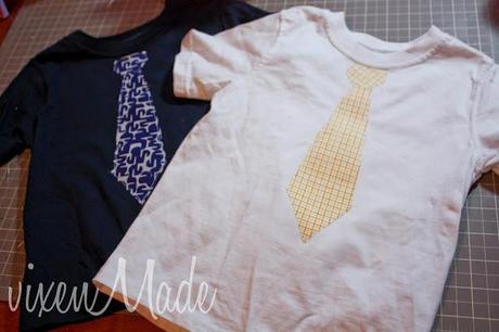 Appliqued Tie Shirts