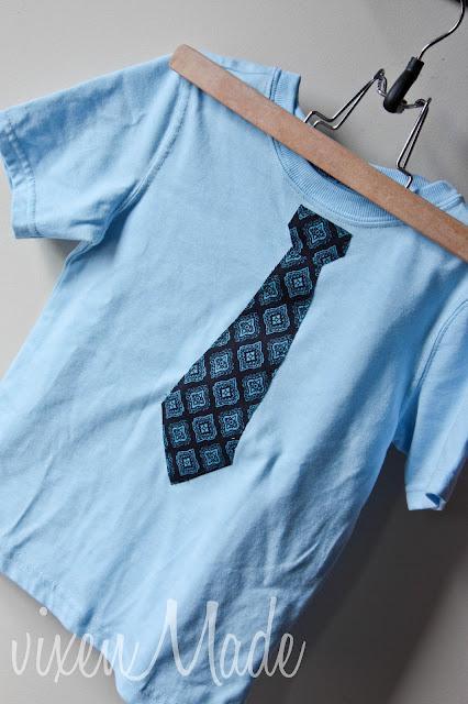 Appliqued Tie Shirts