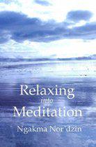 relaxing into meditation front cover detail