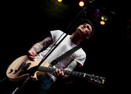 The Gaslight Anthem in concert.